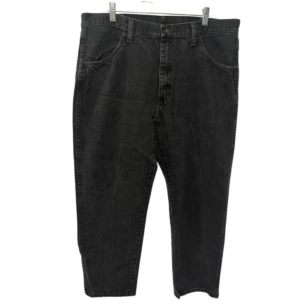 Rustler Men's Black Straight Leg‎ Jeans size 38x29